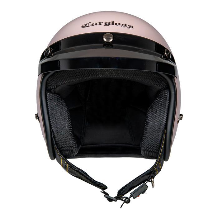 Cargloss Cfm Retro Helm Half Face - Pale Pink