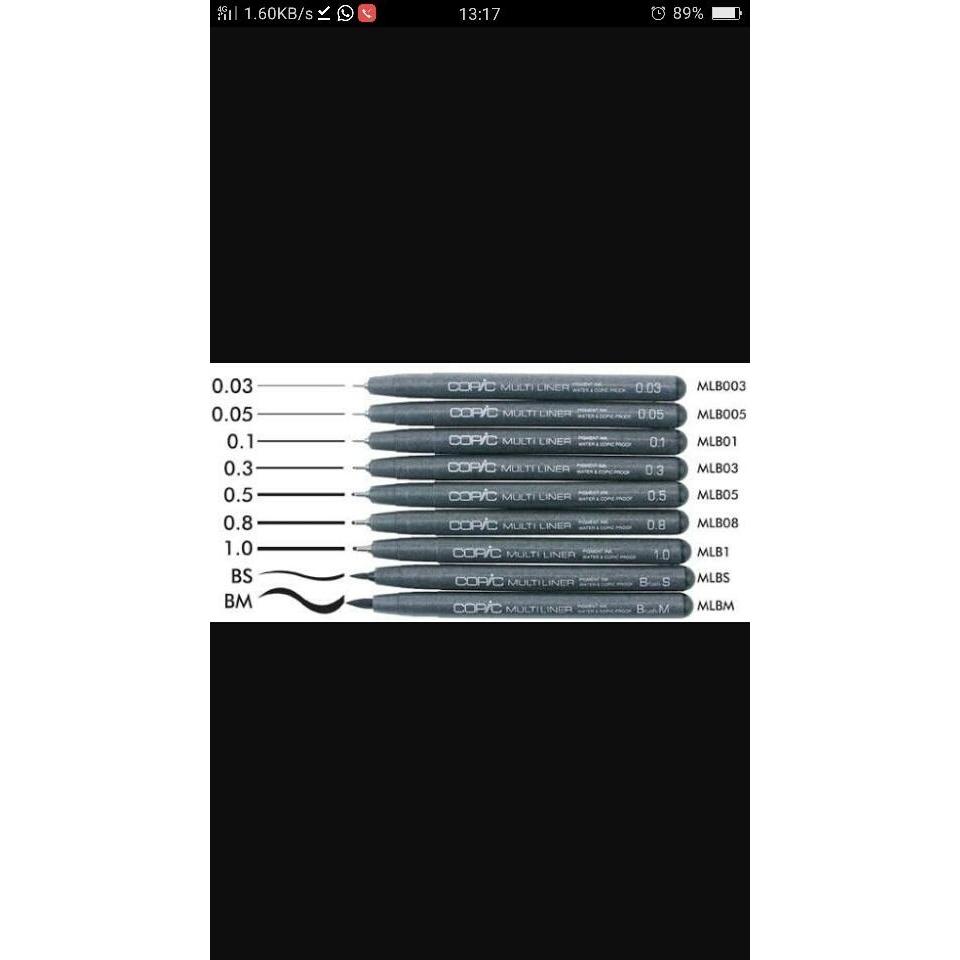 rttk- Copic Multiliner Black