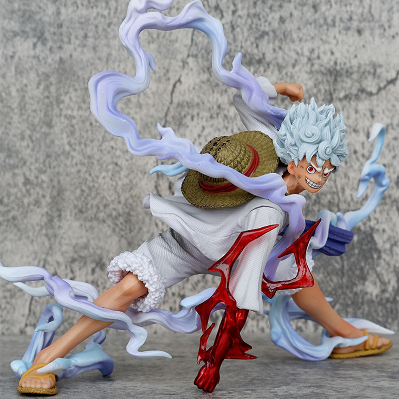 One Piece Sun God Nika Luffy Gear 5 Figure Fruit Awakening Gk Action Statue PVC Model Figures Toys R