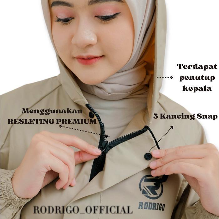 Mantel Jas Hujan Setelan Rok Wanita Pvc