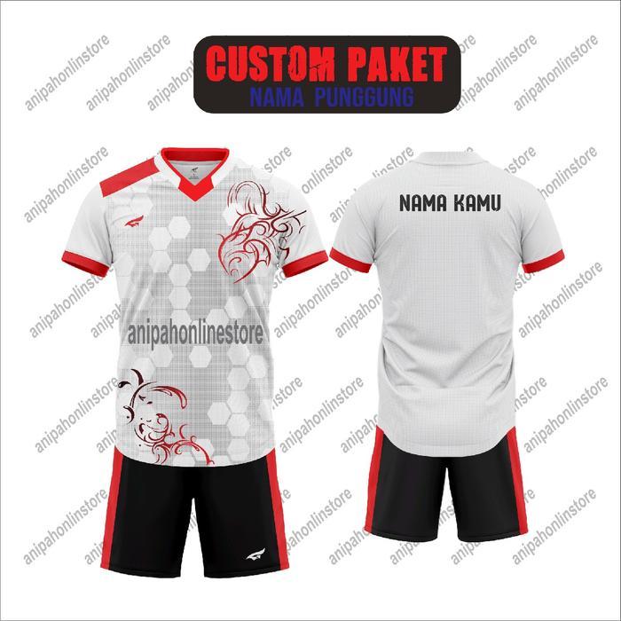 stfc- [ Free Sablon Nama ] Baju Voli Pria/ Jersey Badminton Pria Wanita Set Uniseks Nyaman