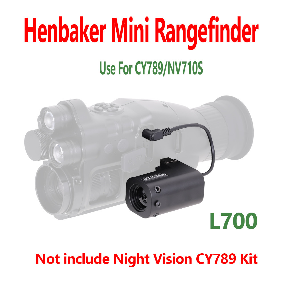 PROMO   Henbaker Mini Rangefinder 3m-700m for CY789 CY810 NV710 Night Vision Scope Invisible 940nm L