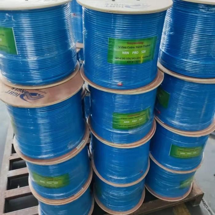 400 Meter NRN Pro Biru KABEL VIDEO SDI RG59 + BNC 75ohm