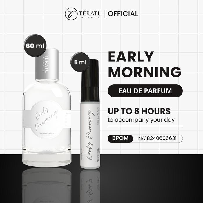 jl9e- Teratu Beauty Eau De Parfum Edp Early Morning (Parfum Tahan Lama Wanita Edp Teratu