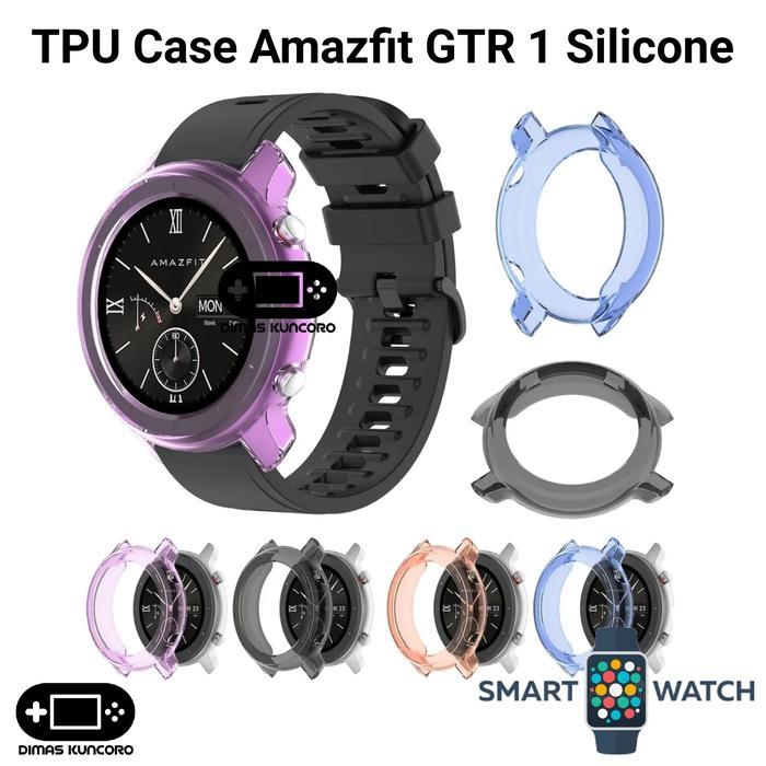 34oi- Tpu Case Amazfit Gtr 1 Silicone Silikon 42Mm 47Mm Cover Bumper Soft