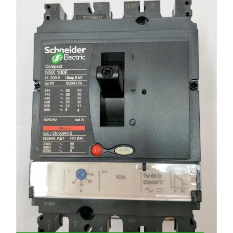 DISKON MCCB NSX 100F 3P 16A-63A SCHNEIDER