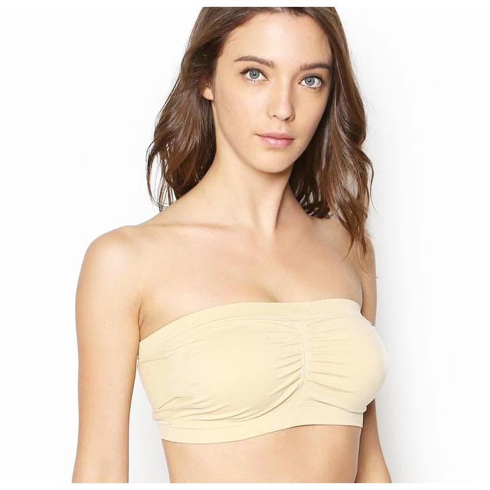 8 - Bra Kemben Brokat Brukat Tali Bralette nita Kemben Tanktop - Hitam