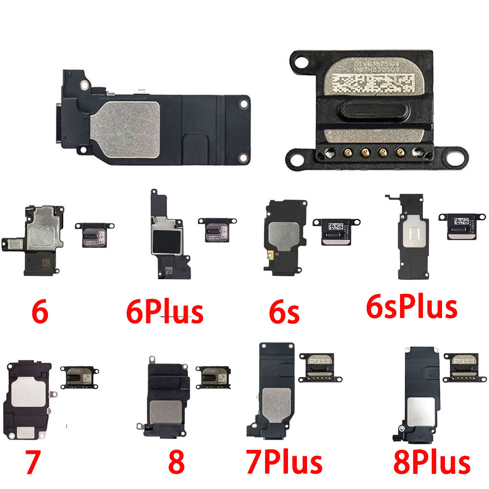 Top EarSpeaker Earphone And Bottom Ringer Ringtone Loud Speaker Buzzer Sound For iPhone 6 6Plus 6s