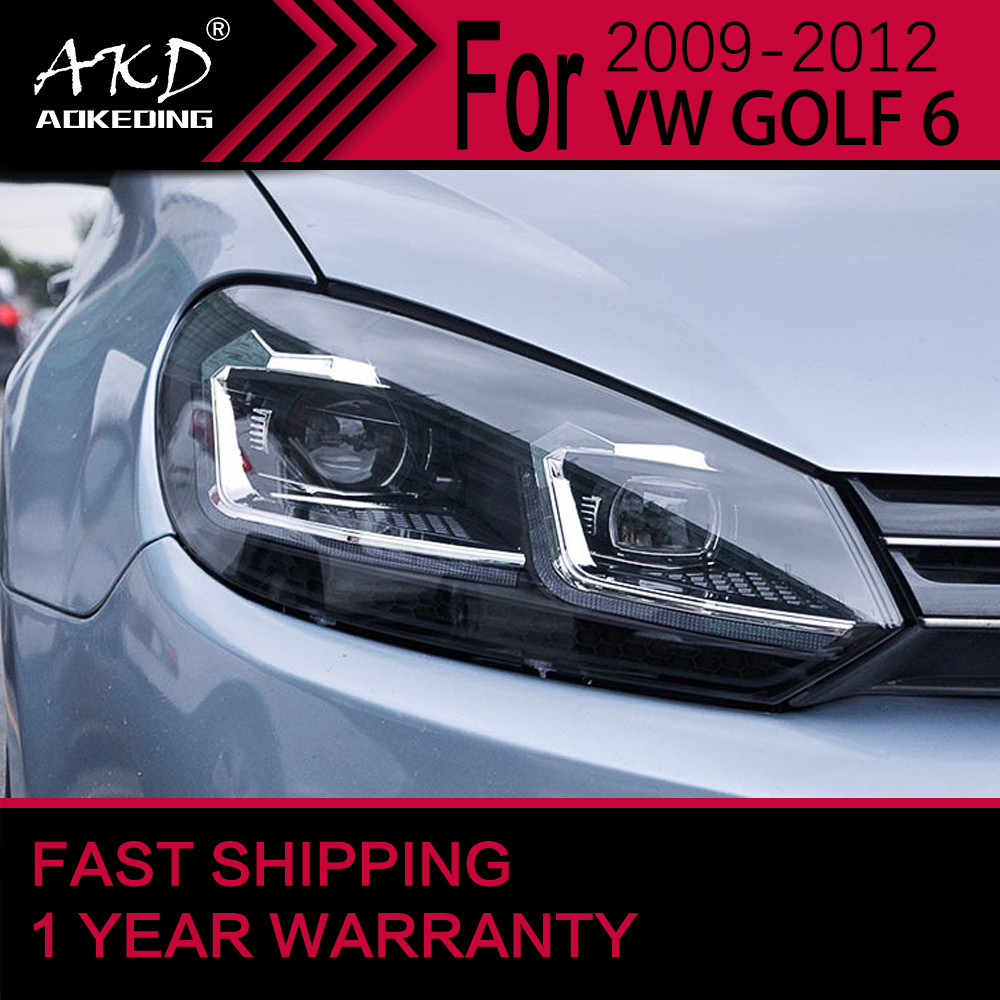 2PCS h7 led canbus Headlights Bulbs Low Beam 6500K White For peugeot