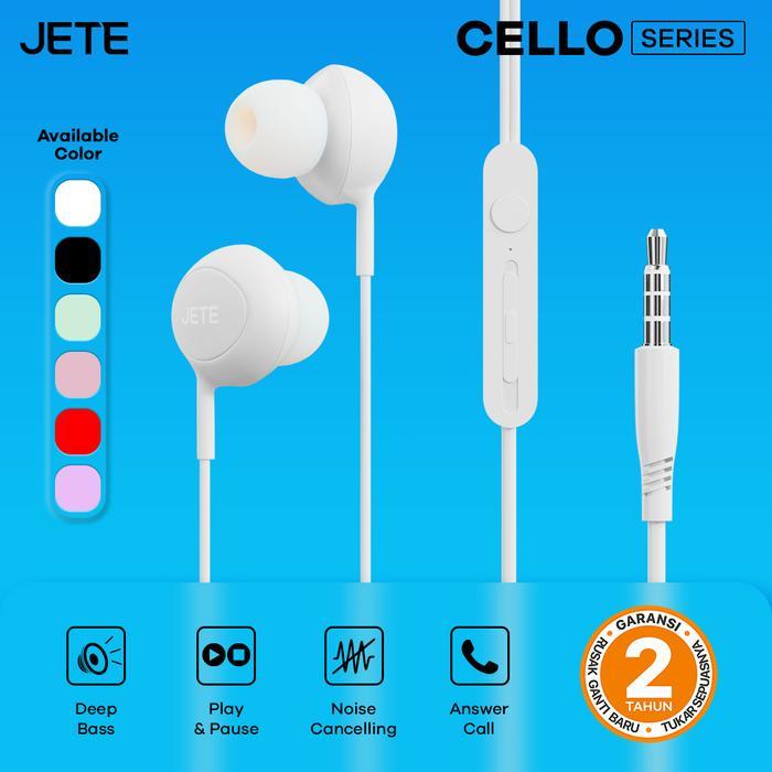 Handsfree - Earphone - Headset Jete Cello Original