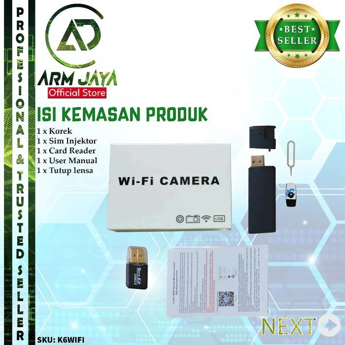 Promo Armjaya K6 Wifi Lighter Camera Full Hd 1080P Korek Elektrik Kamera Video Recorder App Remote