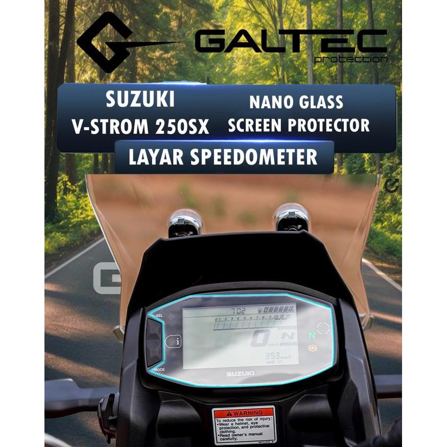 Galtec Protection Suzuki V-Strom 250Sx Nano Glass Screen Protector Antigores Layar Speedometer Motor