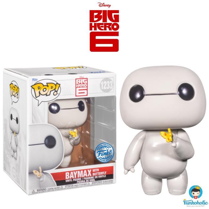 FUNKO POP DISNEY BIG HERO 6 - BAYMAX WITH BUTTERFLY 6" EXCLUSIVE 1233