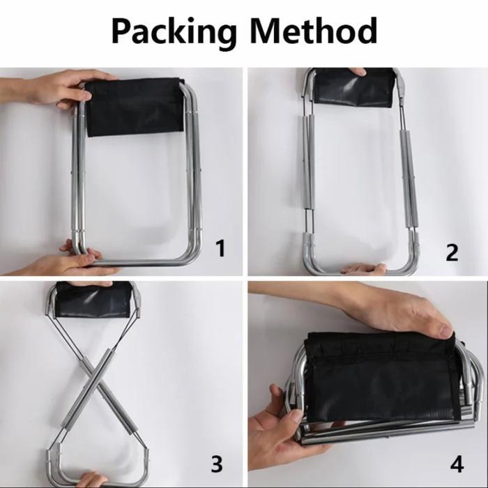 TERMURAH Wartley Kursi Camping Kursi Mancing Lipat Outdoor Kursi Lipat Kursi Portable