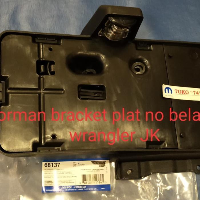 Dorman Bracket Tempat Plat Nomor Belakang Jeep Wrangler JK