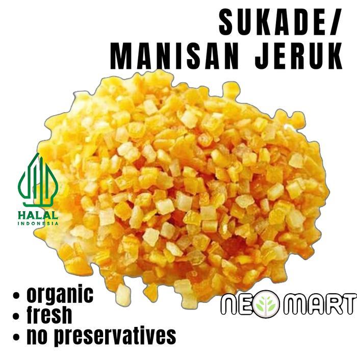TERLARIS Manisan Kulit Jeruk / Sukade Orange Peel Aptunion France/ Dried Orange Peel (kulit jeruk