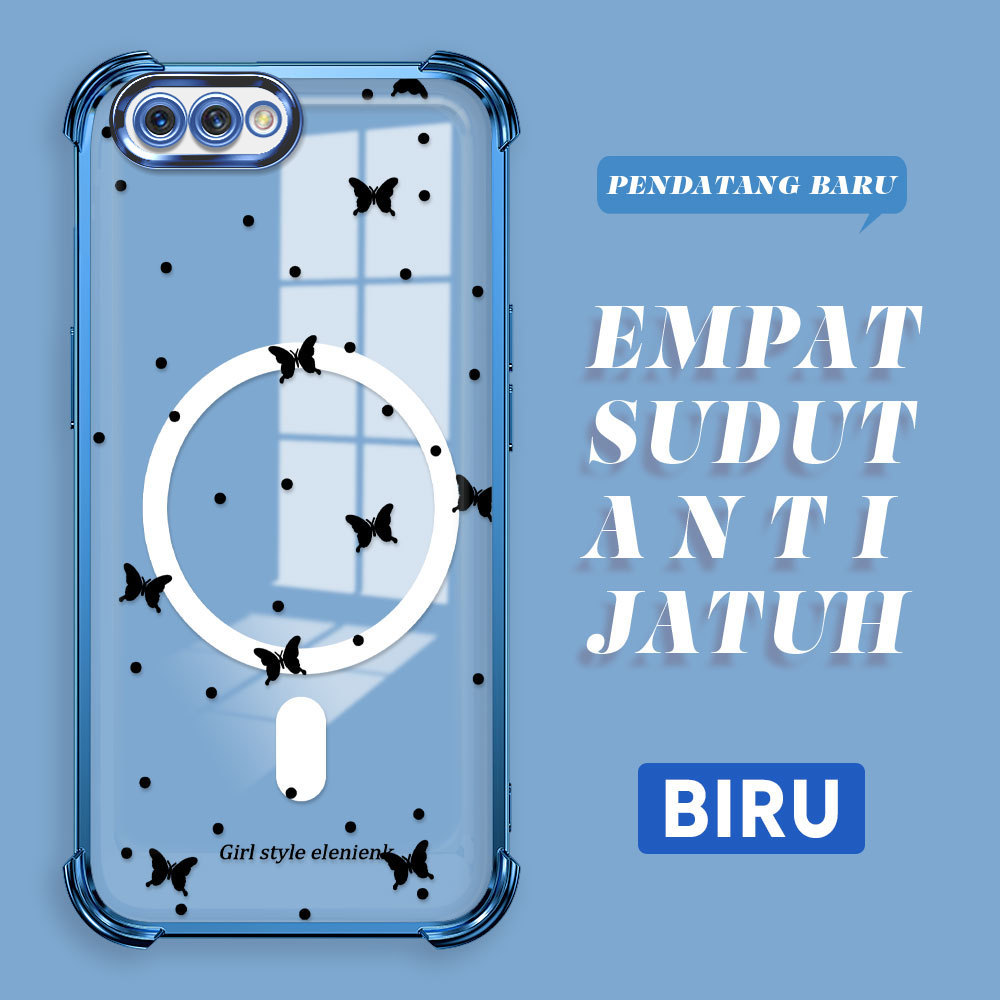 Casing HP Softcase Bening Transparan Anti Jatuh Pelindung Kartun Lucu Untuk OPPO A3S A12E Ready Mura