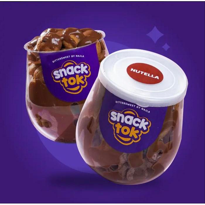 HEMAT Snacktok Full Cookies Nutella Bittersweet by Najla