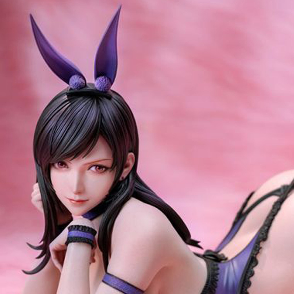 NEW Tifa Lockhart Anime Bunny Girl PVC Action Figure Toy Tifa Christmas GK Game Statue Ornament