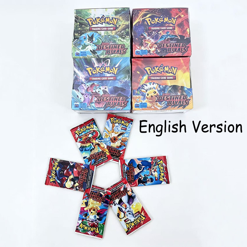 288Pcs English Version Pokemon TCG Scarlet Violet Destined Rivals Classics Booster Box Pokemon Trade