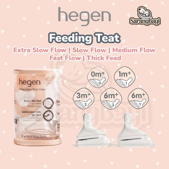Original Hegen Teat Extra Dot Bayi / Dot Botol Bayi Hegen