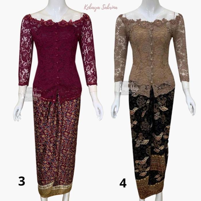 ANGGUN KEBAYA - Kebaya Sabrina Kebaya Wisuda Kebaya Modern Kebaya Tunangan Kebaya Pesta Kebaya