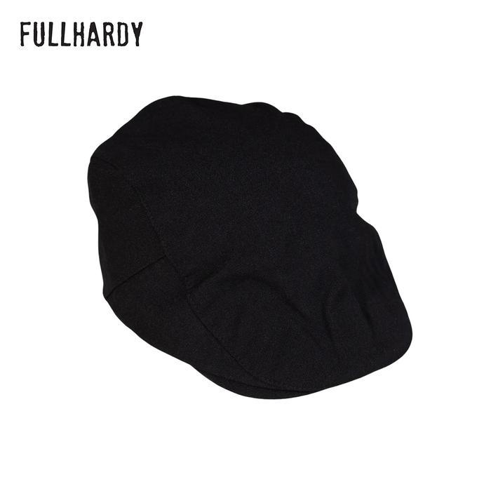 Flat Cap Fullhardy Topi Flat Cap Klasik Pria dengan Visor - Hitam Fullhardy TP 11826 - Hitam