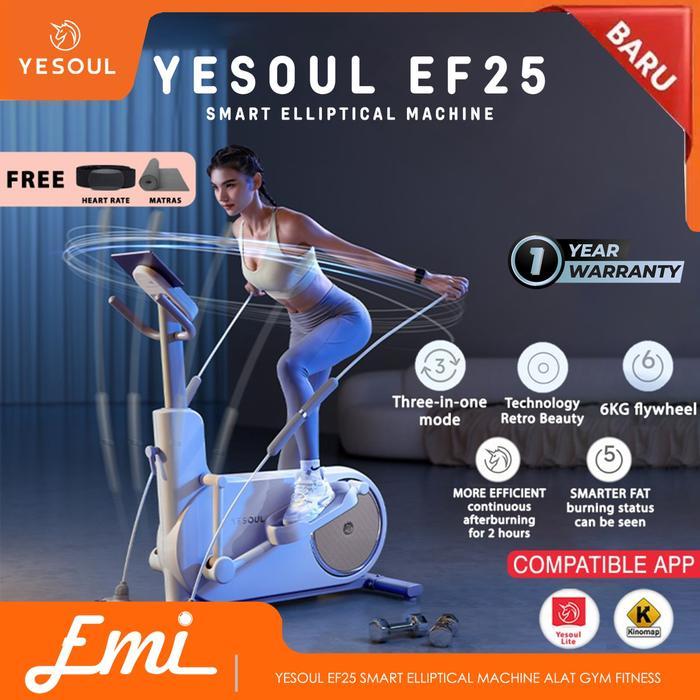 Yesoul EF25 Smart Elliptical Trainer Alat Gym Fitness