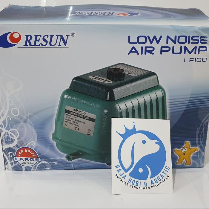 BLOWER IPAL MBG RESUN LP 100 POMPA UDARA AERATOR AIR PUMP AKUARIUM AQUARIUM KOLAM