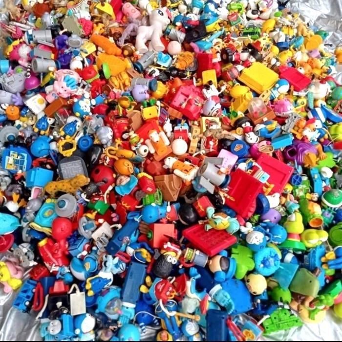 TERLARIS Mainan Preloved mcd Happy Meal Figure Dino Hewan Mattel Kiloan Bersih