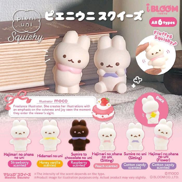 Squishy iBloom Gach* series Squishy ibloom Hamster/Puchi /Bunny/Poop/table roll squishy soft slow