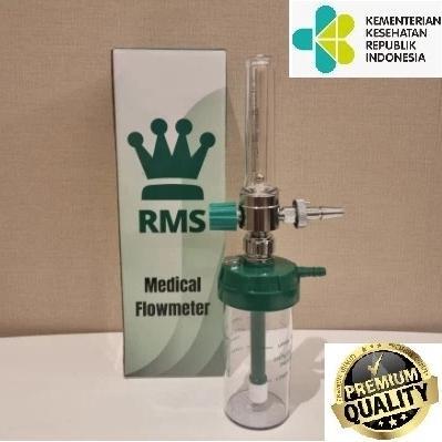 TERLARIS Flowmeter Colok Humidifier Oksigen / Oxygen / Regulator Dinding