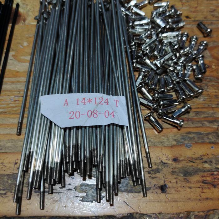 Jari Jari Stainless Ukuran 124X14 G Merk Gt Spokes Jual Persatu Roda Isi 36Pc #Gratisongkir