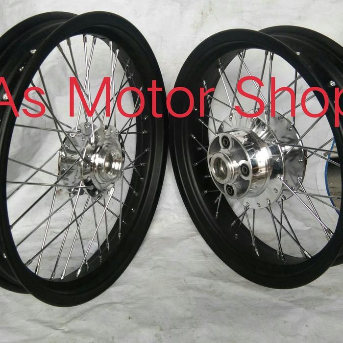 sepaket velg tromol ukuran 250 -300 ring 17 megapro primus new megapro