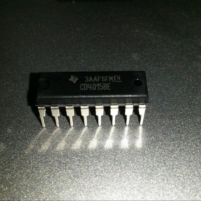 (ORIGINAL) CD4015 CD4015BE CD 4015 BE DUAL 4-BIT STATIC SHIFT REGISTER