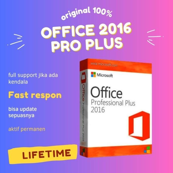 Microsoft Office 2016 Pro Professional Plus Original Lisensi