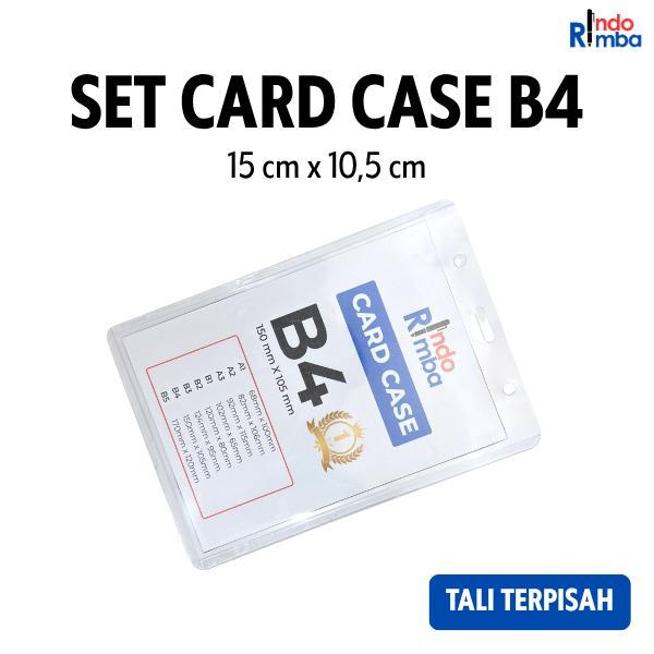 Id Card Case / Id Card Panitia / Mika Panitia / Ukuran B1, B2, B3, B4, B5 + Tali 1 Cm Bahan Plastik