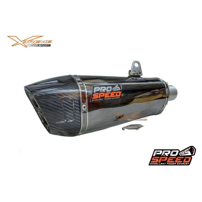 Knalpot Prospeed Versys250 Black Shark Fullsystem