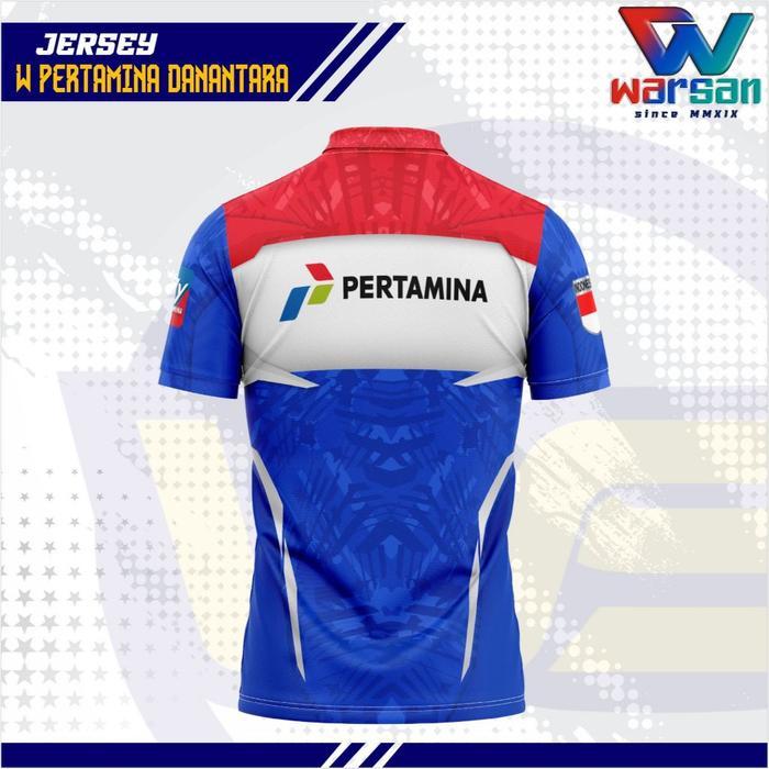JERSEY WANGKI PERTAMINA DANANTARA FULLPRINTING / KAOS POLO PERTAMINA DRYFIT / JERSEY PERTAMINA