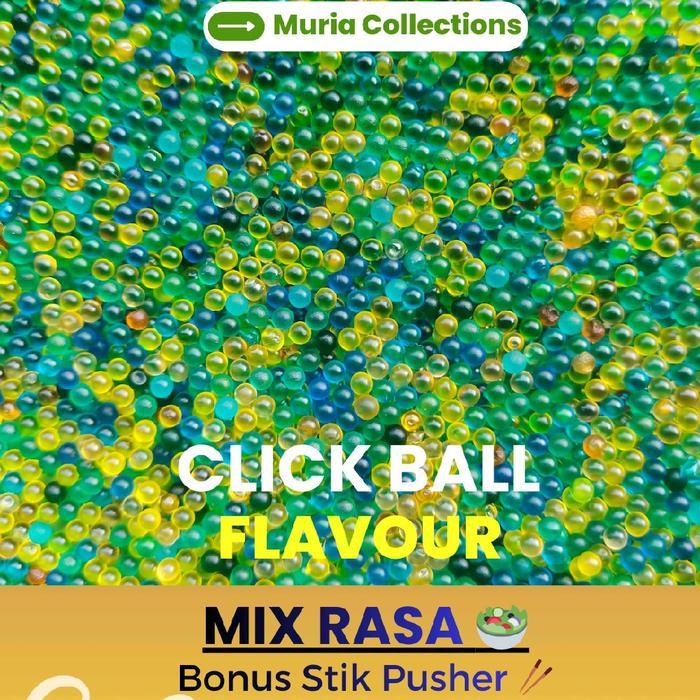 Permen Perasa Klik Ball Flavour Aroma Segar dengan berbagai Varian Rasa
