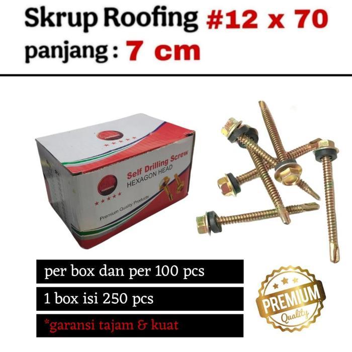 ROFING 7 CM / BAUT ROOFING 7 CM ( PANJANG 7 CM )