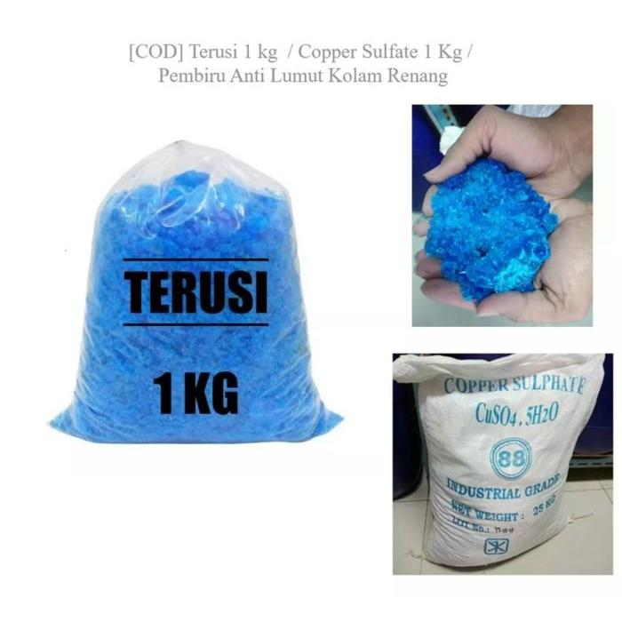 Tembaga Sulfate - Cuso4 - Terusi - Copper Ii Sulphate / Sulfat