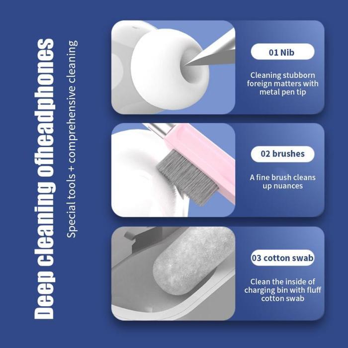 Diskon Set Pembersih Keyboard 7 In, 15 In 1 Keyboard Cleaning Kit Cleaner Original