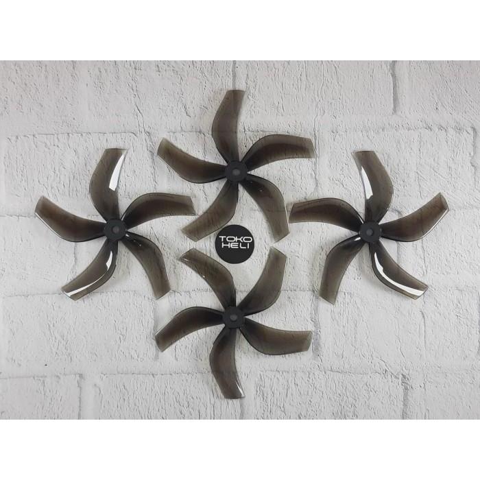 Gemfan D4-5 Ducted 5 Blades 4" Propeller 5mm D4 Midnight Gray