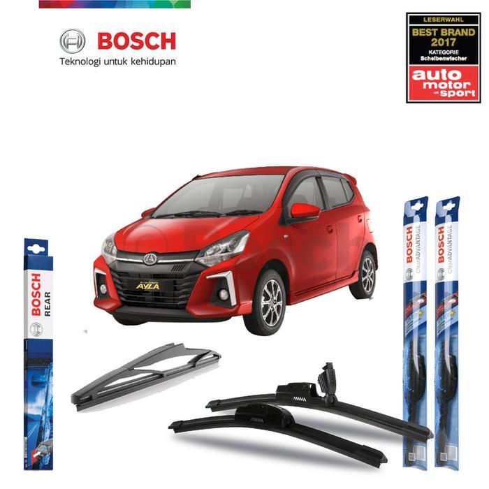 Wiper Bosch, Wiper Toyota Avanza, Avanza 2004-2012, Wiper Depan Belakang, Bosch Advantage, Wiper