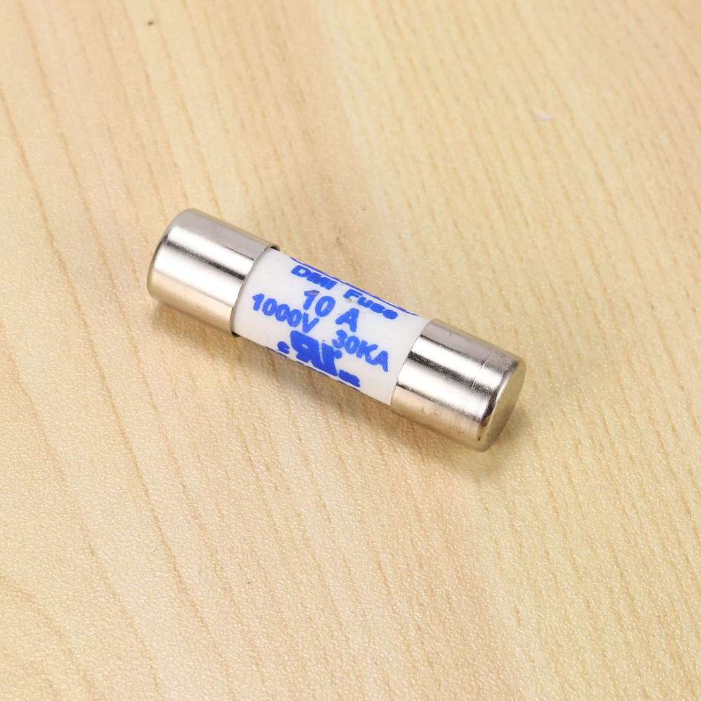ELITEMULTIMETER 10 X 38MM 1000V 10A CYLINDER CERAMIC FUSE WHITE