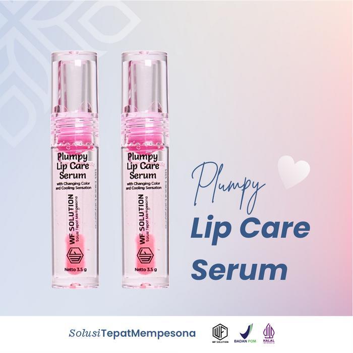 WF Solution Plumpy Lip Care Serum Vitamin E Sunflower Oil 2 PCS