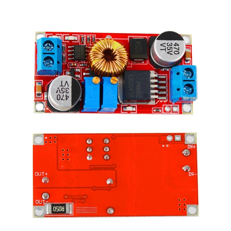 110PCS 5A DCDC Adjustable Buck Converter XL4015 4 38V to 1.25 36V Step Down Power Supply Voltage