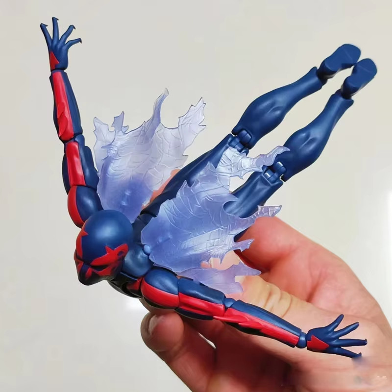 MAFEX 239 Spider Man 2099 Comic Version KO Anime Action Figure Model, Collectible Gift Toy
