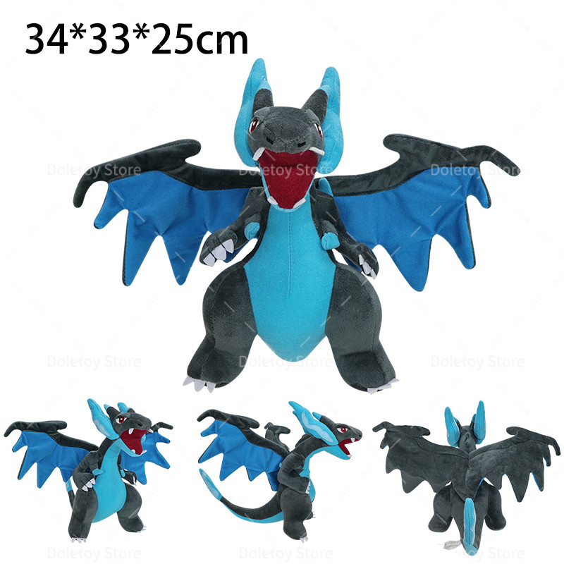 70 Styles Anime Pokemon Mega Lucario Plush Toy Shiny Charizard Mewtwo Gloom Shiny Beedrill Stuffed